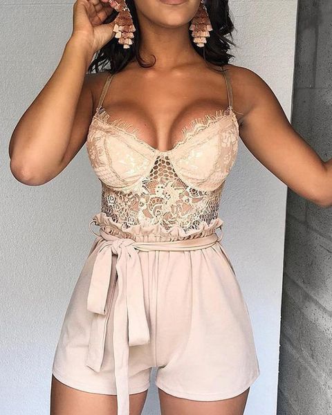 women's jumpsuits & rompers summer women spaghetti strap backless skinny strappy solid lace short casual club playsuit, Black;white
women's jumpsuits & rompers summer women spaghetti strap backless skinny strappy solid lace short casual club playsuit, Black;white
