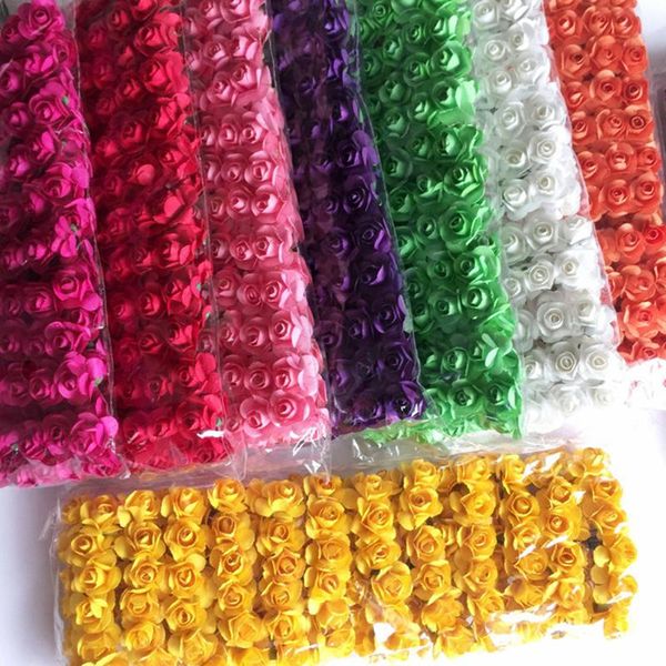 decorative flowers & wreaths 144pcs/pack fake mini artificial paper rose flower bouquet for wedding decoration handicraft diy scrapbooking w
decorative flowers & wreaths 144pcs/pack fake mini artificial paper rose flower bouquet for wedding decoration handicraft diy scrapbooking w