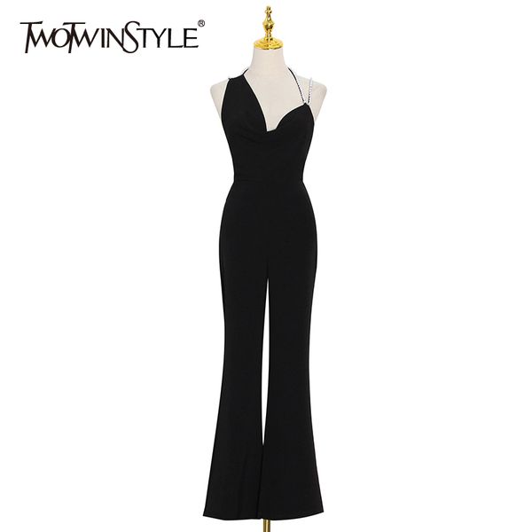 backless patchwork pearl jumpsuit for women v neck sleeveless high waist wide leg pants jumpsuits female 210423, Black;white
backless patchwork pearl jumpsuit for women v neck sleeveless high waist wide leg pants jumpsuits female 210423, Black;white