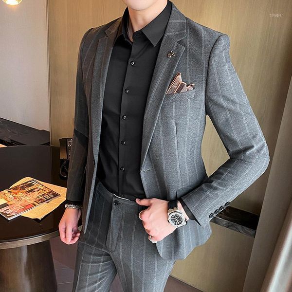 men's suits & blazers 2021 suit korean version of the groom's wedding dress is being fitted jacket casual british handsome, White;black
men's suits & blazers 2021 suit korean version of the groom's wedding dress is being fitted jacket casual british handsome, White;black