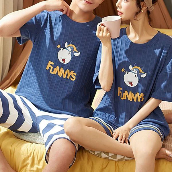 set pajamas summer brand women men's nightwear loungewear mujer homewear 3xl pair night suits home fashion, Black;brown
set pajamas summer brand women men's nightwear loungewear mujer homewear 3xl pair night suits home fashion, Black;brown