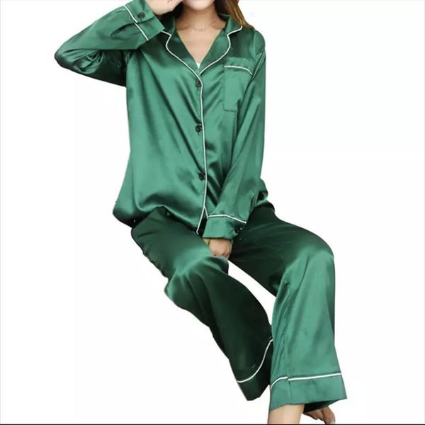 pajamas set winter long sleeve women sleepwear mujer pijamas lingerie nightwear silk satin pyjamas suit 2pcs sleeping shirt, Black;red
pajamas set winter long sleeve women sleepwear mujer pijamas lingerie nightwear silk satin pyjamas suit 2pcs sleeping shirt, Black;red