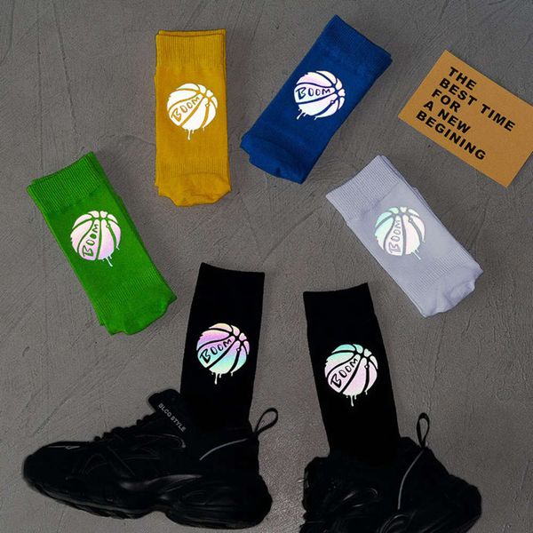 reflective socks, trendy colorful thin medium tube high sweat absorbing combed cotton basketball socks, Black;white
reflective socks, trendy colorful thin medium tube high sweat absorbing combed cotton basketball socks, Black;white