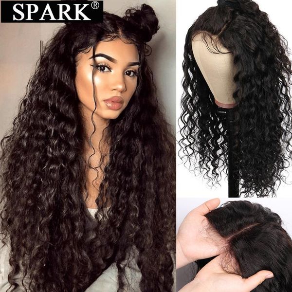 lace wigs spark 4x4 closure water wave human hair 28 30 inch 250% density with baby natural black hd 13x4 frontal wig, Black;brown
lace wigs spark 4x4 closure water wave human hair 28 30 inch 250% density with baby natural black hd 13x4 frontal wig, Black;brown