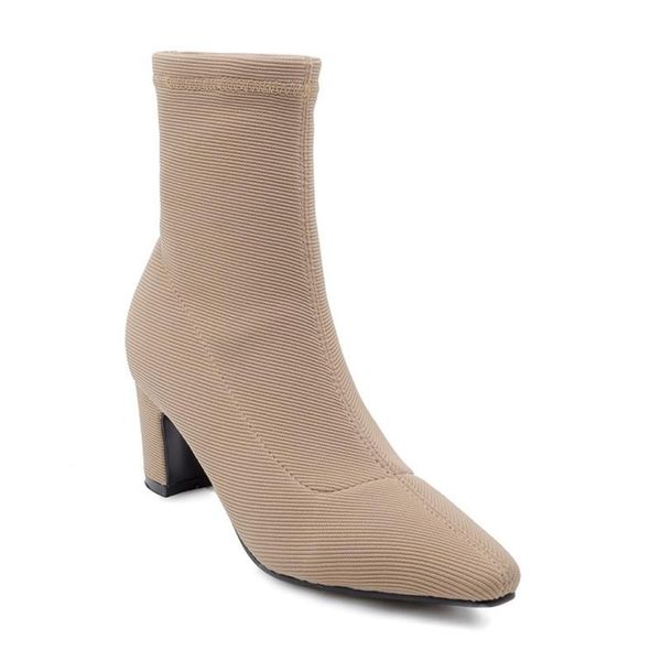 boots autumn and winter korean pointed middle thick heel low tube women's large slim, Black
boots autumn and winter korean pointed middle thick heel low tube women's large slim, Black
