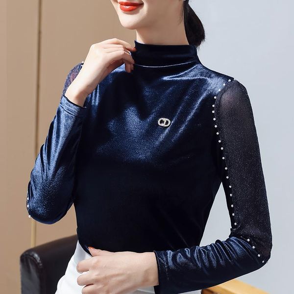 women's t-shirt 2021 spring tshirt fashion casual long sleeve turtleneck pleuche and shirt plus size female, White
women's t-shirt 2021 spring tshirt fashion casual long sleeve turtleneck pleuche and shirt plus size female, White