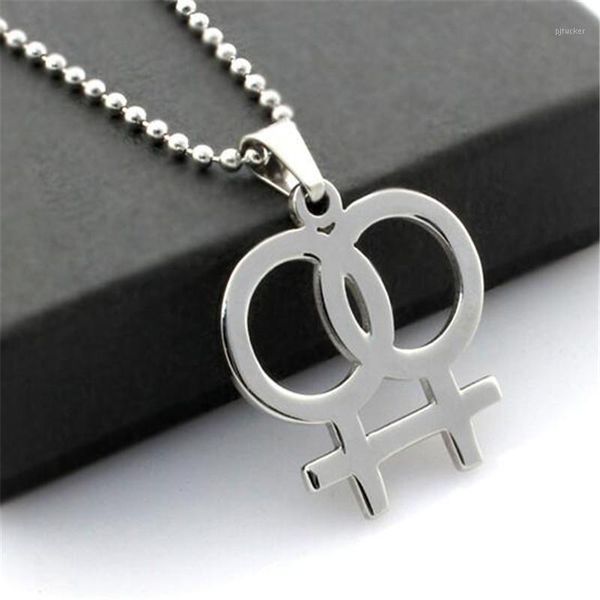 stainless steel lesbian gay pride pendant & necklace for women girls bijoux female fashion jewelry1, Silver
stainless steel lesbian gay pride pendant & necklace for women girls bijoux female fashion jewelry1, Silver