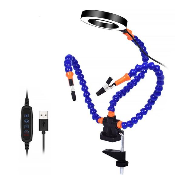professional hand tool sets soldering holder 3x led magnifier table clamp pcb welding third helping for assembly repair
professional hand tool sets soldering holder 3x led magnifier table clamp pcb welding third helping for assembly repair