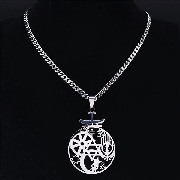 pendant necklaces 2021 religious hexagram yoga cross stainless steel moonstone necklace men silver color statement jewelry collar nxs05
pendant necklaces 2021 religious hexagram yoga cross stainless steel moonstone necklace men silver color statement jewelry collar nxs05