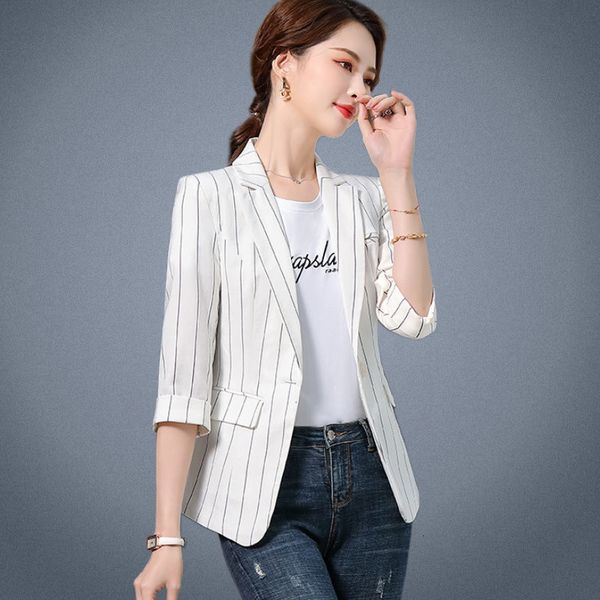 suit short striped female jacket 2021 casual spring skinny three quarters blazer thin section will see ladies s zh162 ja7m, White;black
suit short striped female jacket 2021 casual spring skinny three quarters blazer thin section will see ladies s zh162 ja7m, White;black