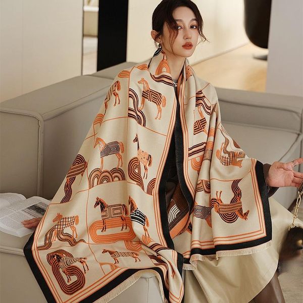 scarves 2021 carriage print thick autumn cashmere dustproof beach towel female 190x65cm bandanna winter two-sided tassels shawls, Blue;gray
scarves 2021 carriage print thick autumn cashmere dustproof beach towel female 190x65cm bandanna winter two-sided tassels shawls, Blue;gray