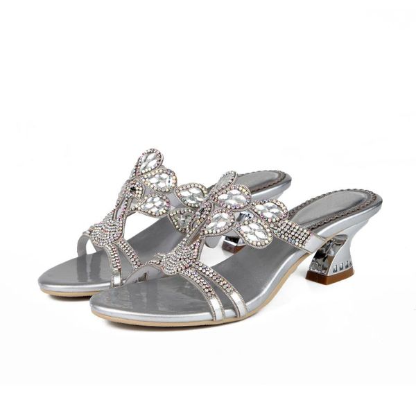 slippers summer thick high heel horse shoe luxury rhinestone hollow 6 cm women casual, Black
slippers summer thick high heel horse shoe luxury rhinestone hollow 6 cm women casual, Black