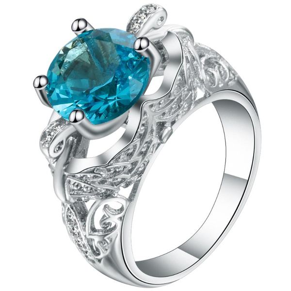 wedding rings fashion ocean blue cubic zirconia ladies ring white gold filled vintage pave band finger for women drop, Slivery;golden
wedding rings fashion ocean blue cubic zirconia ladies ring white gold filled vintage pave band finger for women drop, Slivery;golden