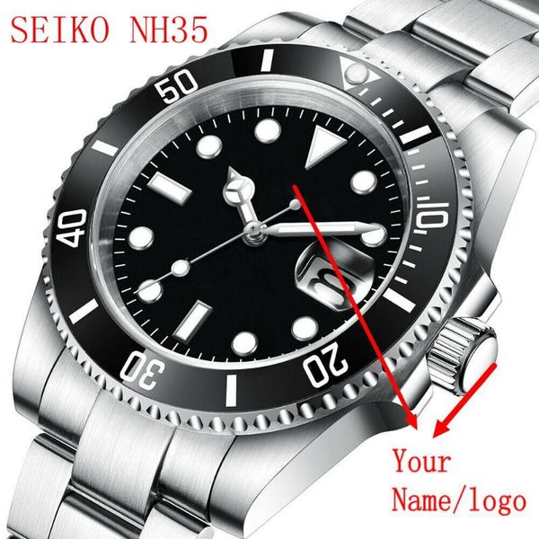 wristwatches custom logo luxury sapphire nh35 automatic wristwatch mechanical mens watch sterile dial ceramic 10bar lume sport male clock, Slivery;brown
wristwatches custom logo luxury sapphire nh35 automatic wristwatch mechanical mens watch sterile dial ceramic 10bar lume sport male clock, Slivery;brown