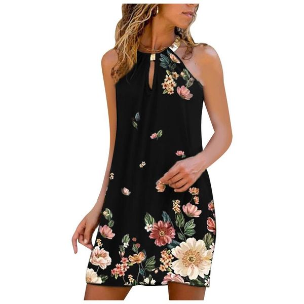summer midi dress women's casual fashion metal hanging neck leopard print sleeveless female beach dresses swimwear, White;black
summer midi dress women's casual fashion metal hanging neck leopard print sleeveless female beach dresses swimwear, White;black