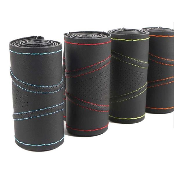 durable microfiber leather steering wheel cover sports hand-sewn automobile parts covers
durable microfiber leather steering wheel cover sports hand-sewn automobile parts covers