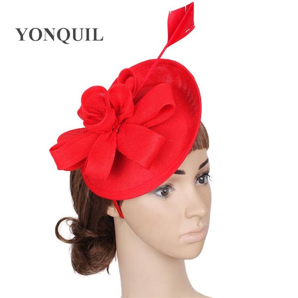 hair accessories elegant feather red hat women fascinator headbands for lady party headwear bride wedding church millinery
hair accessories elegant feather red hat women fascinator headbands for lady party headwear bride wedding church millinery