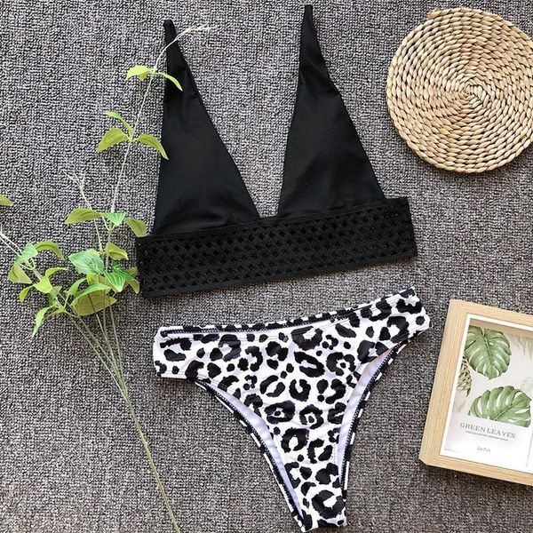 women's swimwear bikinis biquini tankini beach bikini set leopard print black women high waist fits true to size, take your normal holl, White;black
women's swimwear bikinis biquini tankini beach bikini set leopard print black women high waist fits true to size, take your normal holl, White;black