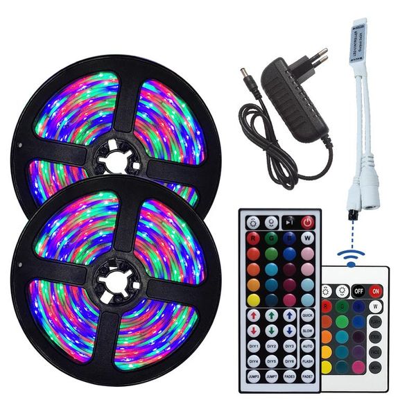 strip light rgb smd 2835 dc 12v flexible ribbon luces led 5m 10m tape diode remote control adapter strips
strip light rgb smd 2835 dc 12v flexible ribbon luces led 5m 10m tape diode remote control adapter strips