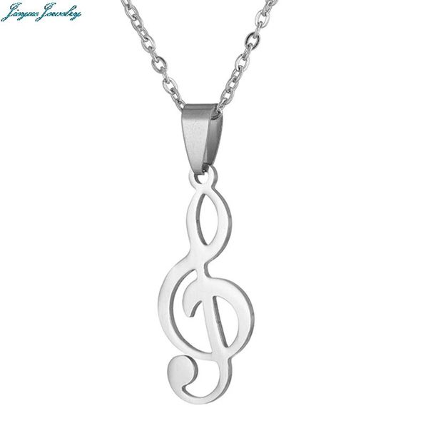 pendant necklaces music note treble musical symbol statement necklace silver color stainless steel snake chain for woman man
pendant necklaces music note treble musical symbol statement necklace silver color stainless steel snake chain for woman man