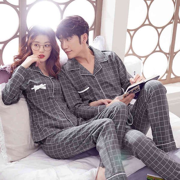 plaid set women man pijama cotton pair pajamas couple sleepwear night suits nightwear female male home wear, Black;brown 
plaid set women man pijama cotton pair pajamas couple sleepwear night suits nightwear female male home wear, Black;brown
