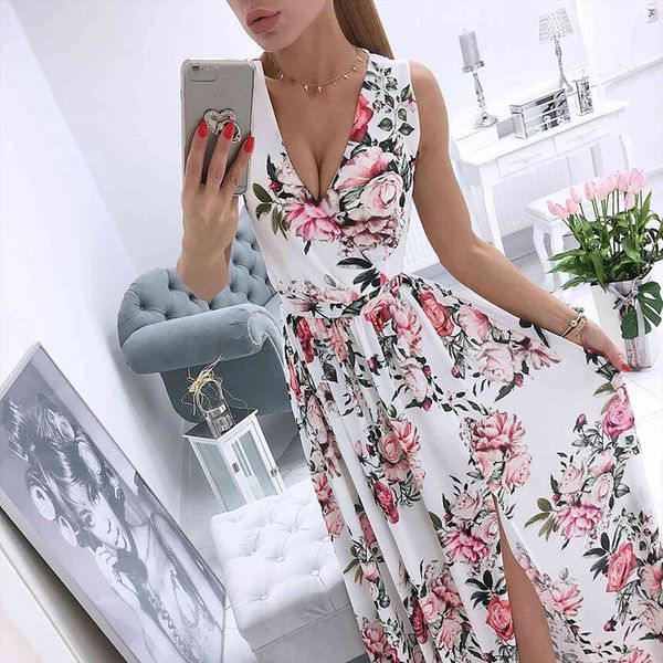 floral printed summer formal womens dresses v neck fork bohemia plus size sundress vestido de mujer, Black;gray
floral printed summer formal womens dresses v neck fork bohemia plus size sundress vestido de mujer, Black;gray
