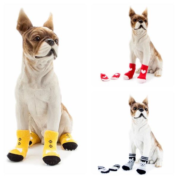 dog apparel 4pcs pet cat cotton anti-slip socks puppy knit weave warm skid bottom shoes
dog apparel 4pcs pet cat cotton anti-slip socks puppy knit weave warm skid bottom shoes