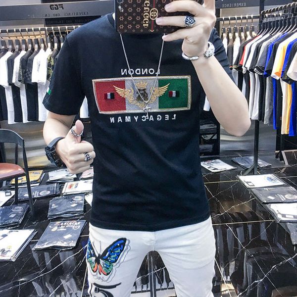 mercerized polo shirt short cotton 2021 summer cloth embroidery half sve men's t-shirt european fashion, White;black
mercerized polo shirt short cotton 2021 summer cloth embroidery half sve men's t-shirt european fashion, White;black