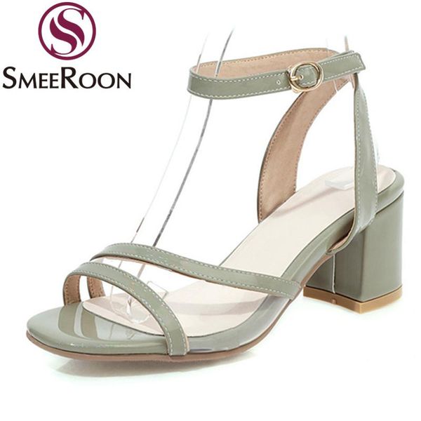 smeeroon 2021 arrival summer women sandals thick high heels square toe party shoes ankle strap buckle ladies, Black
smeeroon 2021 arrival summer women sandals thick high heels square toe party shoes ankle strap buckle ladies, Black