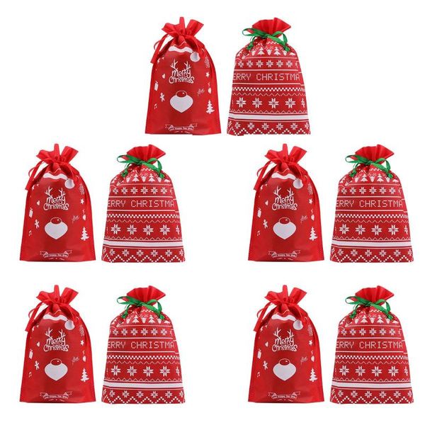 christmas decorations 10pcs kids gift bags adorable portable nonwoven packing bag candy for party
christmas decorations 10pcs kids gift bags adorable portable nonwoven packing bag candy for party
