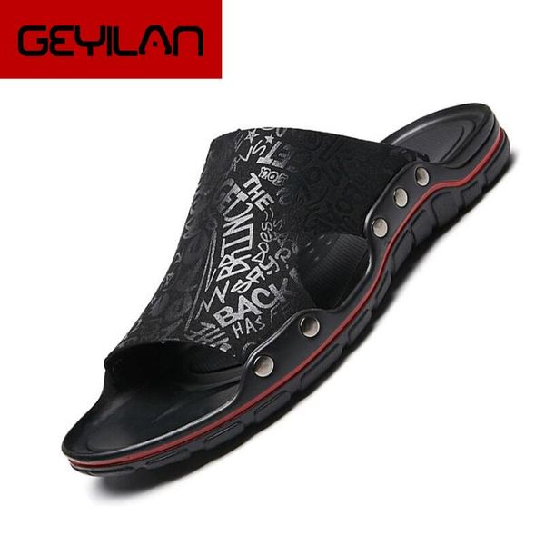 slippers men beach big size male sandals for causal slides cool summer non-slip soft fashion trend 0316, Black
slippers men beach big size male sandals for causal slides cool summer non-slip soft fashion trend 0316, Black