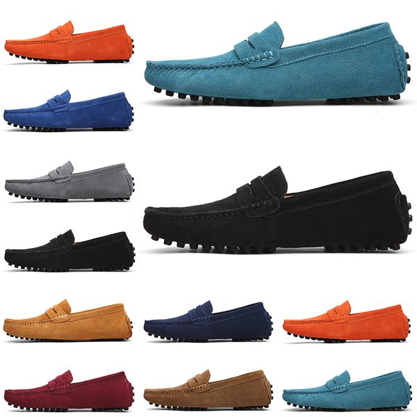 2021 non-brand casual suede fashion shoes black light pink blue red gray orange green brown mens slip on lazy leather shoe
2021 non-brand casual suede fashion shoes black light pink blue red gray orange green brown mens slip on lazy leather shoe