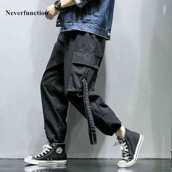 pant multi-pocket casual personality ribbon fashion drawstring elastic waist men sportswear joggers trousers, Black
pant multi-pocket casual personality ribbon fashion drawstring elastic waist men sportswear joggers trousers, Black
