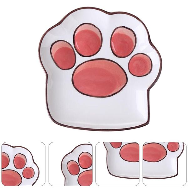mugs 1pc home ceramic food serving plate cartoon cat claw pattern dessert 
mugs 1pc home ceramic food serving plate cartoon cat claw pattern dessert