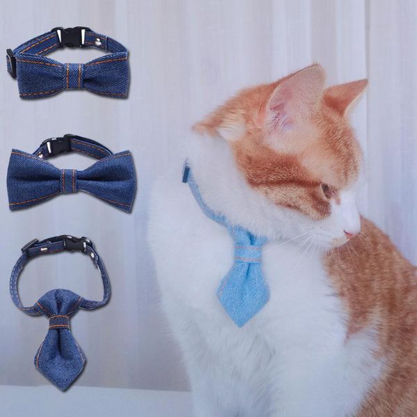 dog collars & leashes pets cat collar accessories necktie adjustable small puppy bow classic design neck strap denim color bowtie
dog collars & leashes pets cat collar accessories necktie adjustable small puppy bow classic design neck strap denim color bowtie