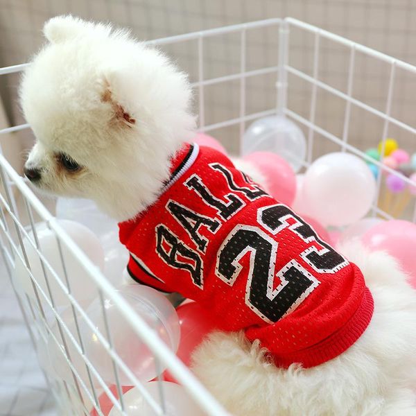 dog apparel basketball uniform pet clothes summer black red mesh no. 23 sports puppies dogs vest supplies for chihuahua dachshund pugs
dog apparel basketball uniform pet clothes summer black red mesh no. 23 sports puppies dogs vest supplies for chihuahua dachshund pugs