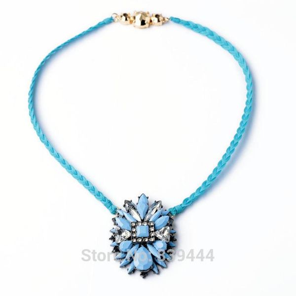 pendant necklaces summer jewelry resin flower wholesale women & pendants crystal rope necklace, Silver
pendant necklaces summer jewelry resin flower wholesale women & pendants crystal rope necklace, Silver