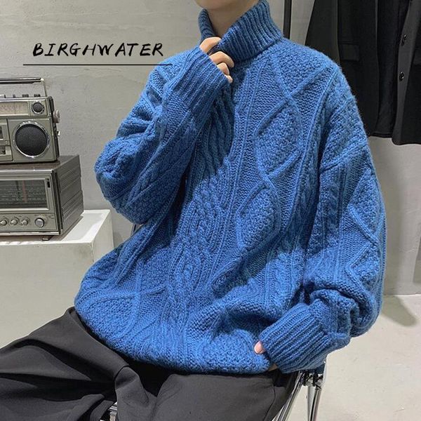 men's sweaters solid color men sweater knitted 2021 winter fashion high street pullover warm korean loose green, White;black
men's sweaters solid color men sweater knitted 2021 winter fashion high street pullover warm korean loose green, White;black