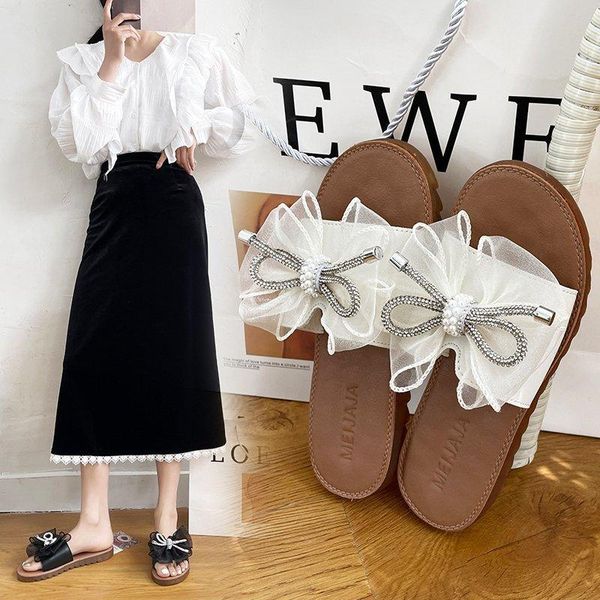 selling net red sandals and slippers women 2021 fashion bow summer flat bottom all-match flip-flop casual women's shoes, Black
selling net red sandals and slippers women 2021 fashion bow summer flat bottom all-match flip-flop casual women's shoes, Black