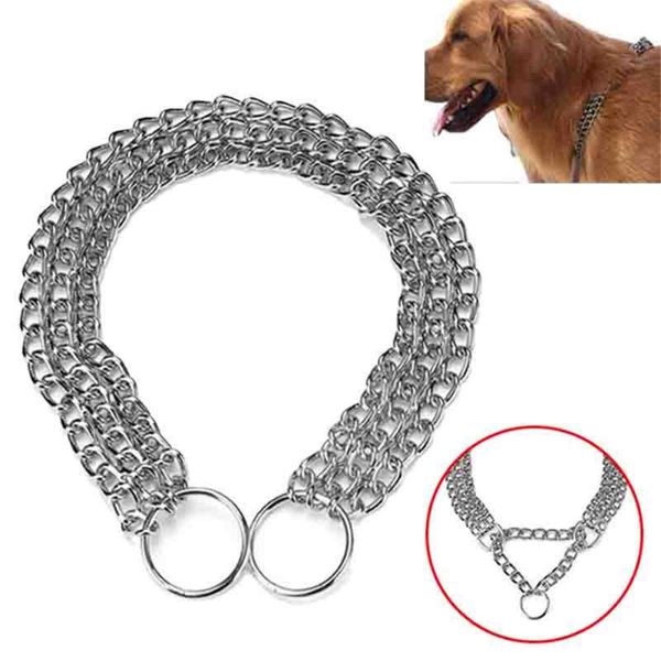 dog collars & leashes metal iron double three rows chain collar adjustable sliver p-type pet large dogs necklace martingale
dog collars & leashes metal iron double three rows chain collar adjustable sliver p-type pet large dogs necklace martingale