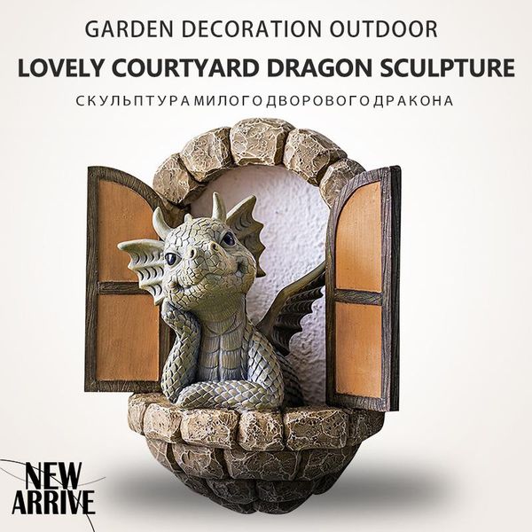garden decorations lovely hand-painted courtyard dragon sculpture resin window shape statue wall art home decoration outdoor
garden decorations lovely hand-painted courtyard dragon sculpture resin window shape statue wall art home decoration outdoor