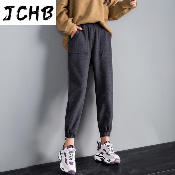 women's pants & capris jchb 2021 autumn winter korean style sweatpants women high waist trousers casual fashion ropa de mujer pph2416, Black;white
women's pants & capris jchb 2021 autumn winter korean style sweatpants women high waist trousers casual fashion ropa de mujer pph2416, Black;white