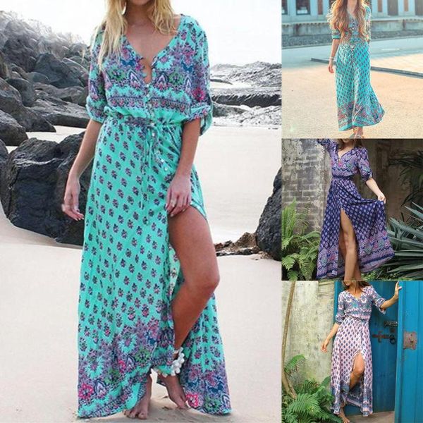 casual dresses summer floral print dress women v neck side slit long elegant sleeve button slim autumn female party vestidos, Black;gray
casual dresses summer floral print dress women v neck side slit long elegant sleeve button slim autumn female party vestidos, Black;gray