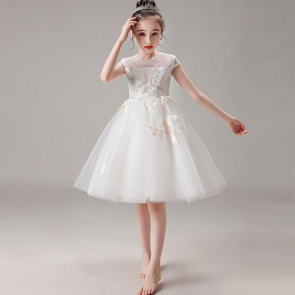 girl's dresses flower girl illusion crystal embroidery beading o-neck short princess knee-length lace luxury tulle kids party gown h324, Red;yellow
girl's dresses flower girl illusion crystal embroidery beading o-neck short princess knee-length lace luxury tulle kids party gown h324, Red;yellow