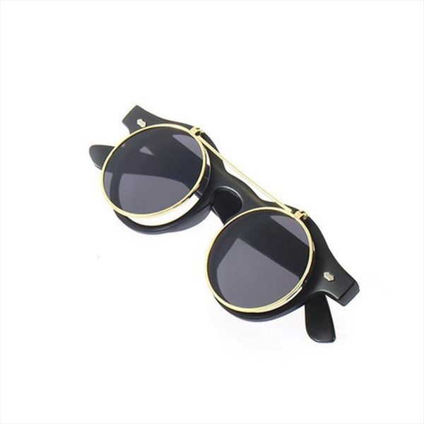 classic steampunk goth glasses goggles round flip up sunglasses retro vintage fashion accessories trend eyeglass, White;black
classic steampunk goth glasses goggles round flip up sunglasses retro vintage fashion accessories trend eyeglass, White;black