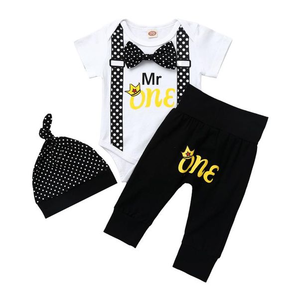 clothing sets born baby boy clothes 3pcs outfits toddler gentlemanfirst birthday tie romper pants polka dots hat 3-18 months, White
clothing sets born baby boy clothes 3pcs outfits toddler gentlemanfirst birthday tie romper pants polka dots hat 3-18 months, White