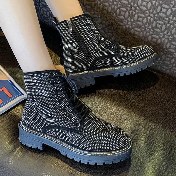 boots 2021 ins ankle women spring full of crystal shining shoes woman flat heels female autumn boot, Black
boots 2021 ins ankle women spring full of crystal shining shoes woman flat heels female autumn boot, Black