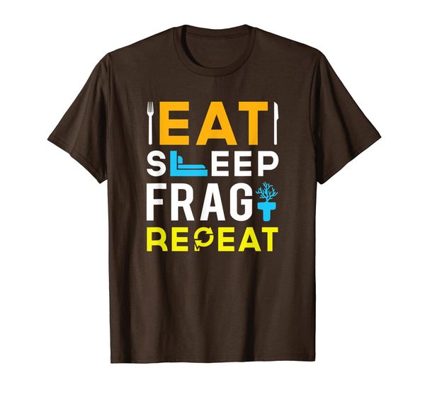 eat sleep frag repeat saltwater aquarium aquaristics t-shirt, White;black
eat sleep frag repeat saltwater aquarium aquaristics t-shirt, White;black
