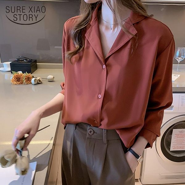 korean v-neck shirts women long sleeve cardigan clothing blusas mujer de moda 2021 chiffon blouse solid 9380 50 women's blouses &, White
korean v-neck shirts women long sleeve cardigan clothing blusas mujer de moda 2021 chiffon blouse solid 9380 50 women's blouses &, White