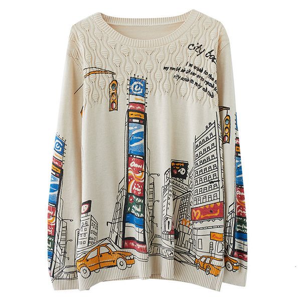 women's sweaters retro literature and art spring autumn round neck printed wool sweater women loose casual bottoming shirt 56nb, White;black
women's sweaters retro literature and art spring autumn round neck printed wool sweater women loose casual bottoming shirt 56nb, White;black